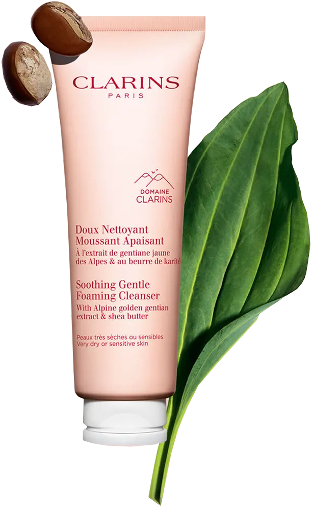 غسول كلارنس رغوي غسول الوجه لطيف ومهدئ للبشرة، 125 مل