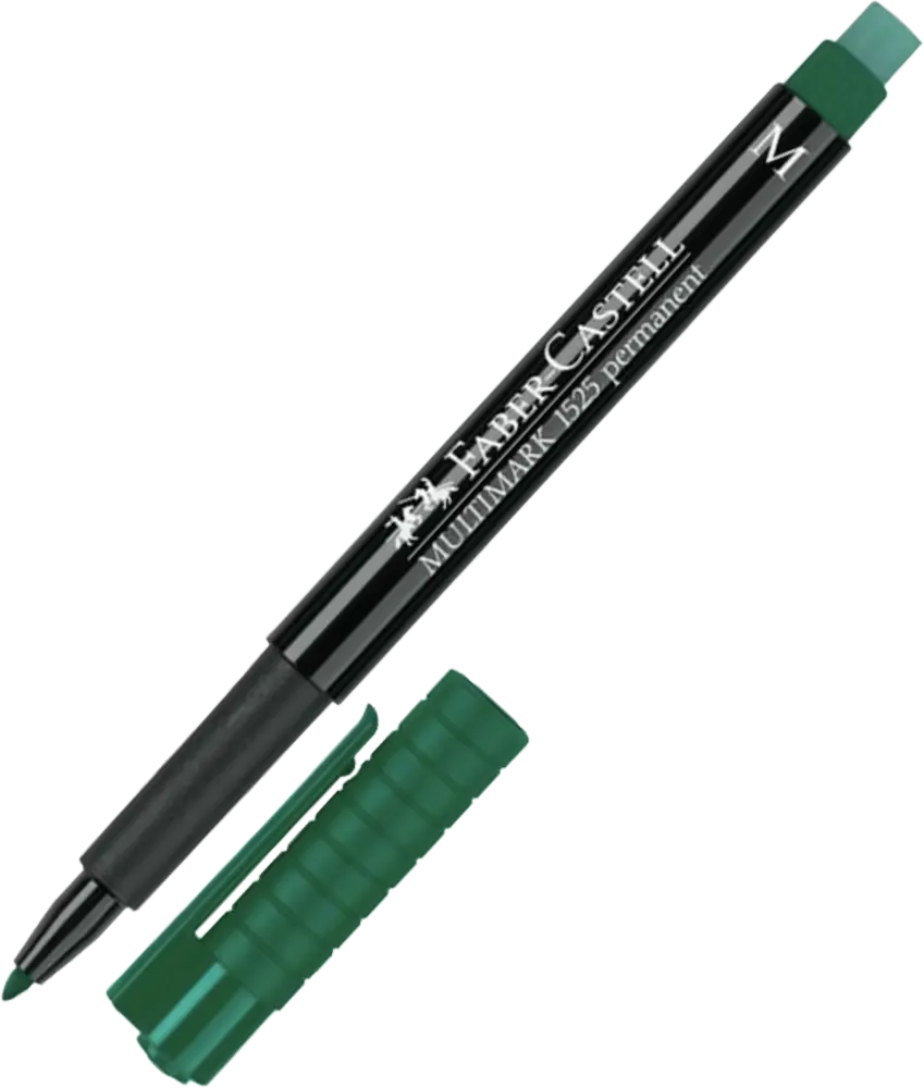قلم ماركر ثابت مالتي مارك بسن اس من فابر كاستل، 1.0 ملي، حبر ثابت، اخضر