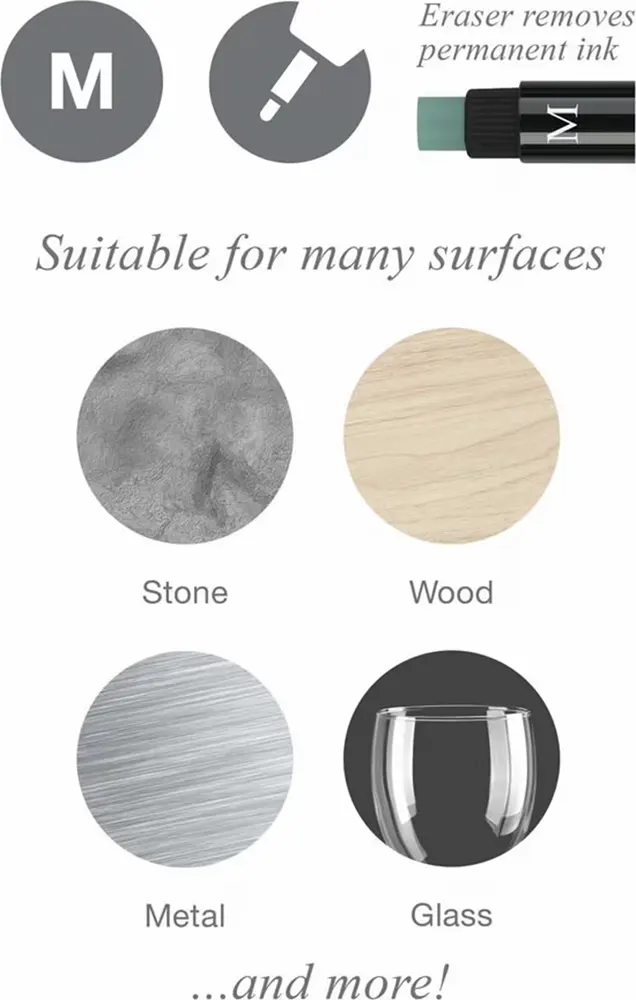 قلم ماركر ثابت مالتي مارك بسن اس من فابر كاستل، 1.0 ملي، حبر ثابت، اخضر