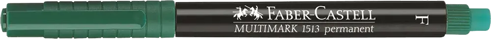 قلم ماركر ثابت مالتي مارك بسن اس من فابر كاستل F، 0.6 ملي، حبر ثابت، اخضر