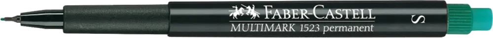 قلم ماركر ثابت مالتي مارك بسن اس من فابر كاستلS، 0.4 ملي، حبر ثابت، اخضر