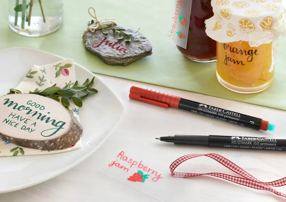 قلم ماركر ثابت مالتي مارك بسن اس من فابر كاستلS، 0.4 ملي، حبر ثابت، اخضر