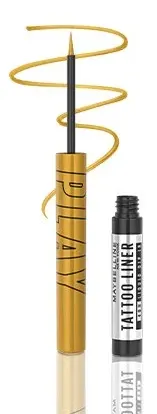 اي لاينر ميبلين تاتو لاينر بلاي سائل يدوم حتي 48 ساعه، دروب