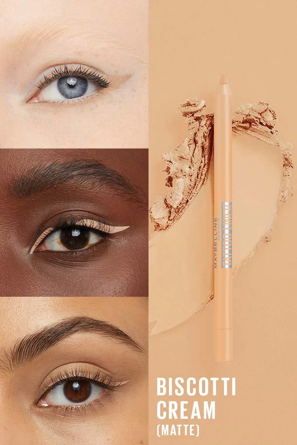 ايلاينر ميبلين تاتو لاينر جل، 820 بسكوتي كريم