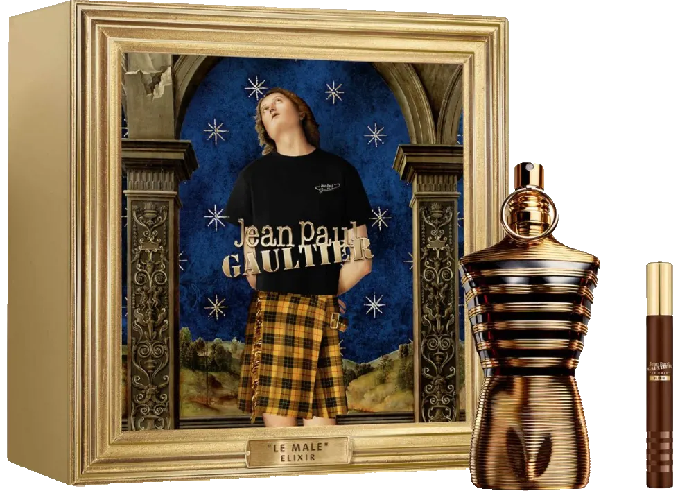 مجموعة  لو ميل اليكسيرمن جان بول جوليتر للرجال،  لو ميل اليكسير برفان، 200 مل + اسبراي سفر، 10 مل