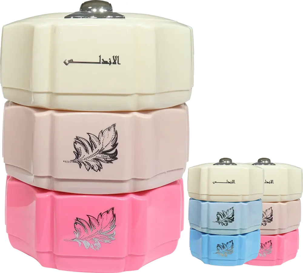 حافظة طعام الاندالس 4.5 لتر، 3 دور، ألوان متعددة