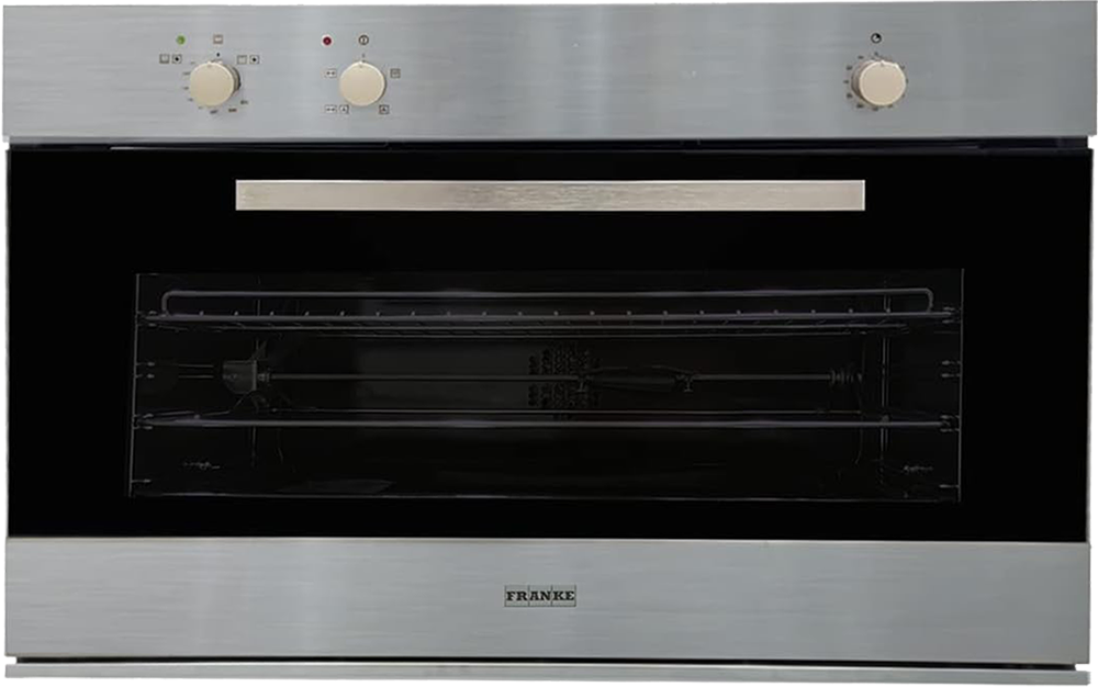 فرن بلت ان فرانكي ، 90 سم ، غاز ، 97 لتر ، شواية ، مروحة ، ستانلس ستيل ، سيلفر ,FMXO 52 G XS