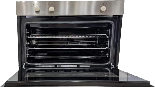 فرن بلت ان فرانكي ، 90 سم ، غاز ، 97 لتر ، شواية ، مروحة ، ستانلس ستيل ، سيلفر ,FMXO 52 G XS