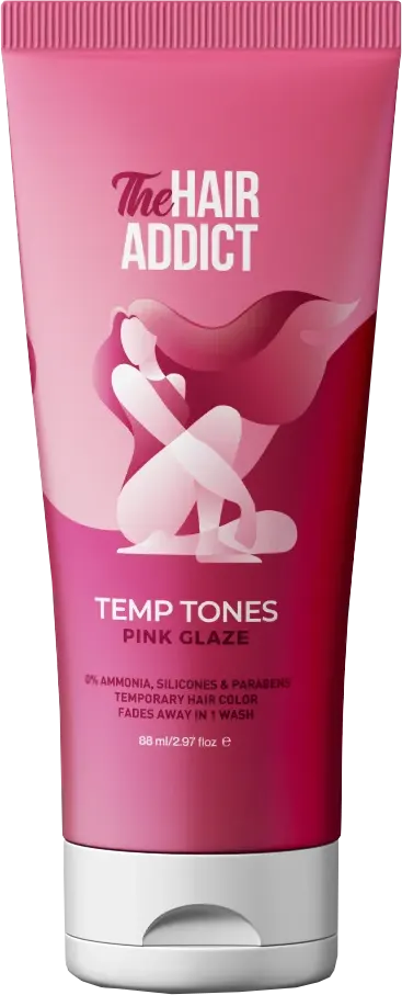 ملون مؤقت للشعر تيمب تونزمن هير اديكت ،بينك جليز، 88مل