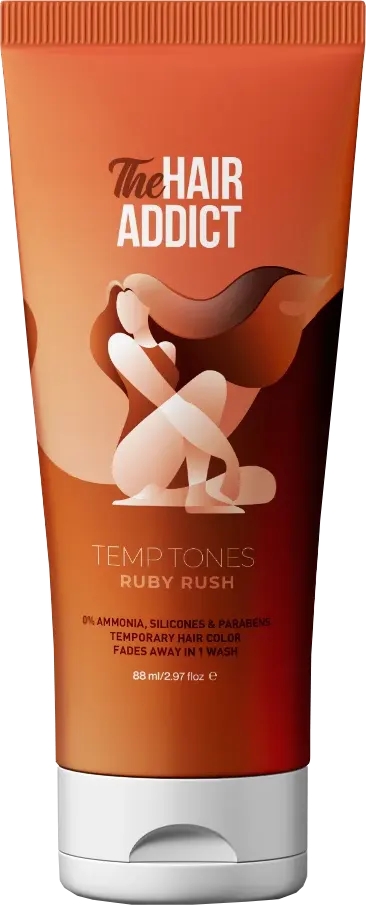 ملون مؤقت للشعر تيمب تونزمن هير اديكت، روبي راش، 88مل