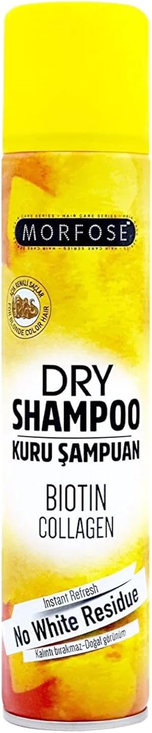 شامبو جاف بالبيوتين والكولاجين للشعر الاشقر من مورفوز، 200 مل