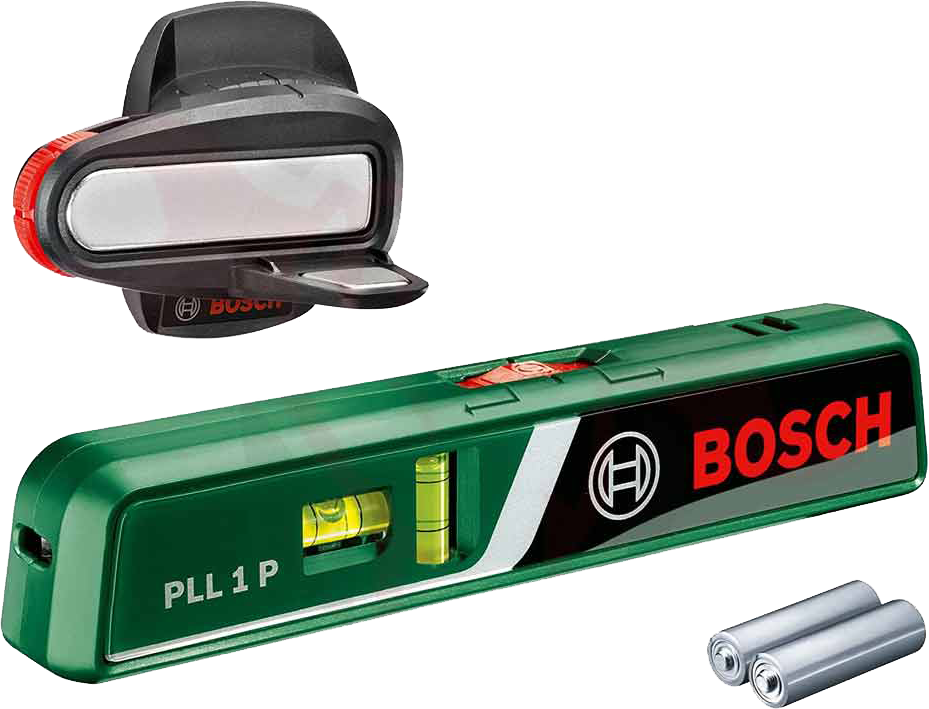 ميزان مياه مع ليزر من بوش ، خط احمر ، 1 خط ،  PLL-1-P