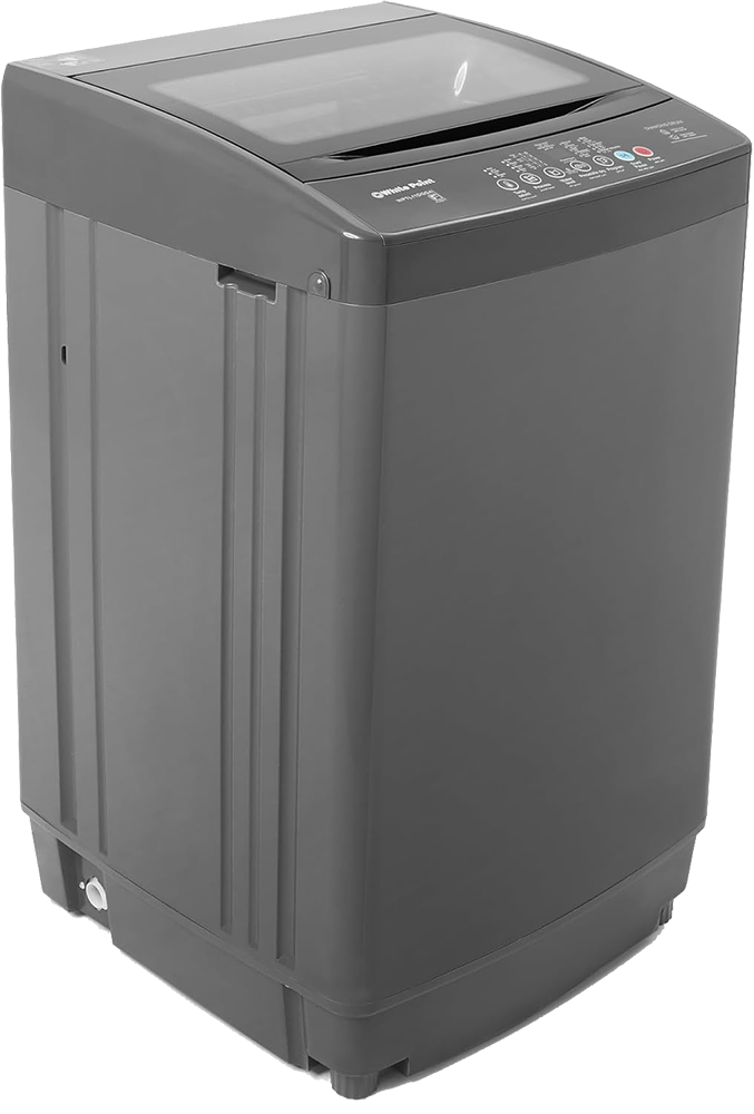 White Point Top Load Fully Automatic Washing Machine, 12 kg , Digital Display, Hydraulic Glass Door, Dark Grey, WPTL12DGGLA