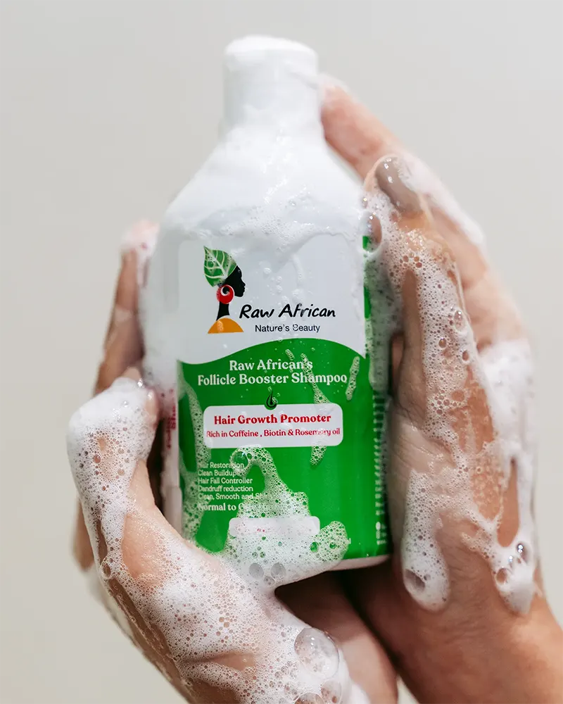 شامبو فوليكل بوستر لتقوية بصيلات الشعر من رو افريكان، 300 مل