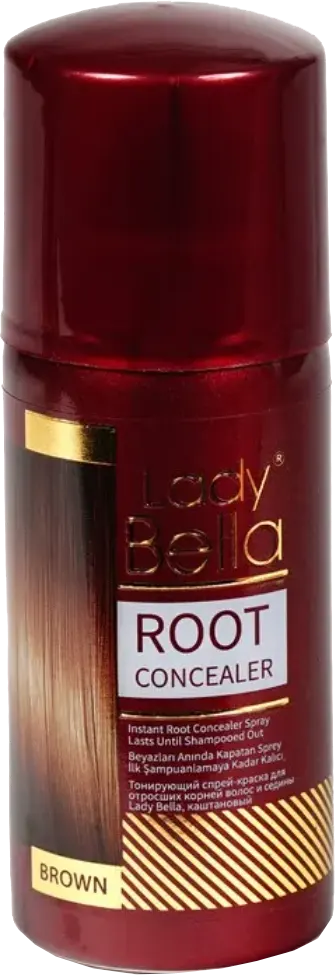 اسبراي خافي عيوب جذور الشعر من ليدي بيلا، 100 مل، بني