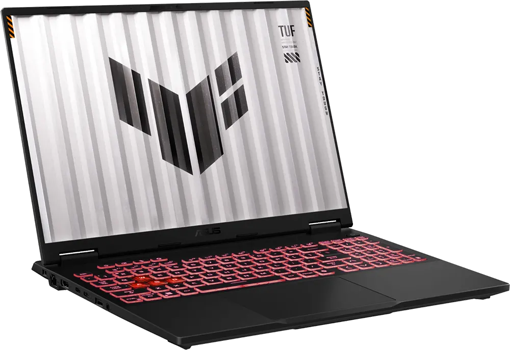 لابتوب أسوس TUF Gaming A16 (2024) FA608WI-QT044W،  معالج AMD Ryzen™ AI 9 HX 370، رامات 16 جيجابايت، هارد ديسك SSD سعة 1 تيرابايت، شاشة WQXGA مقاس 16 بوصة، كارت شاشة NVIDIA® GeForce RTX™ 4070-8GB، نظام التشغيل ويندوز 11 هوم ، أسود