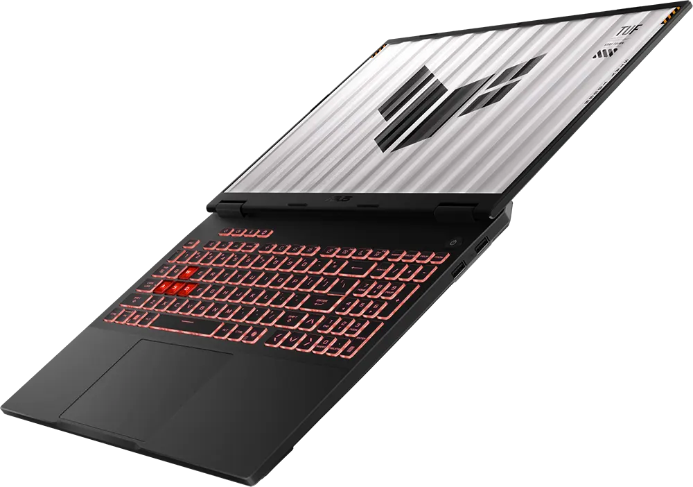 لابتوب أسوس TUF Gaming A16 (2024) FA608WI-QT044W،  معالج AMD Ryzen™ AI 9 HX 370، رامات 16 جيجابايت، هارد ديسك SSD سعة 1 تيرابايت، شاشة WQXGA مقاس 16 بوصة، كارت شاشة NVIDIA® GeForce RTX™ 4070-8GB، نظام التشغيل ويندوز 11 هوم ، أسود