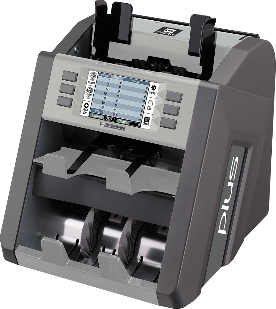 ماكينة عد نقدية رايجل ، عد 20 عملة ، شاشة تاتش LCD ، كشف التزوير ، 2 درج ، P30