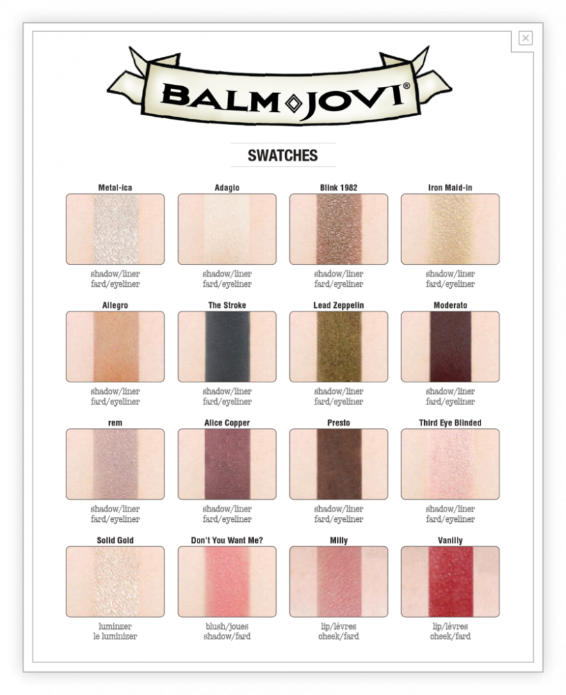 باليت مكياج بالم جوفي روك ستار من ذا بالم