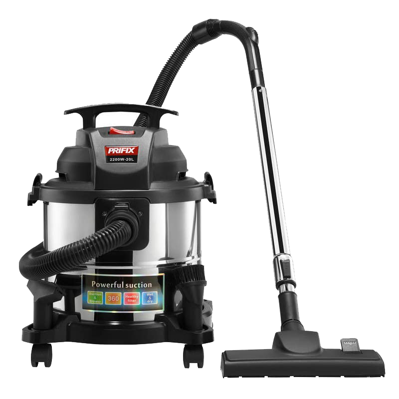 مكنسة بريفكس الدبابة، 2200 وات، سعة 20 لتر، أسود - فضي ، DVC2200