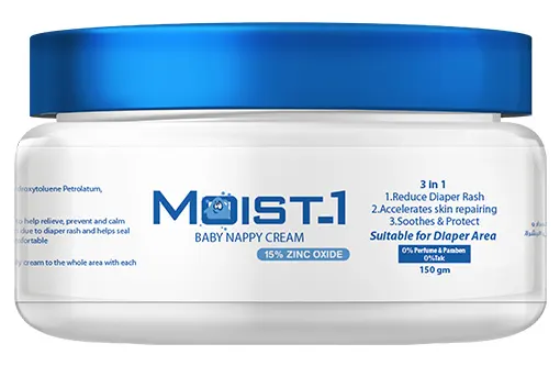كريم الحفاضات للاطفال من مويست ون، 150جم