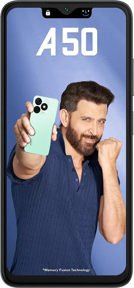 موبايل اي تيل A50 ، ثنائي الشريحة، ذاكرة 128 جيجابايت، رامات 3 جيجابايت، شبكة الجيل الرابع إل تي إي، أسود