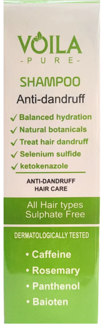 شامبو ضد القشرة لجميع انواع الشعر من فوالا، 200 مل