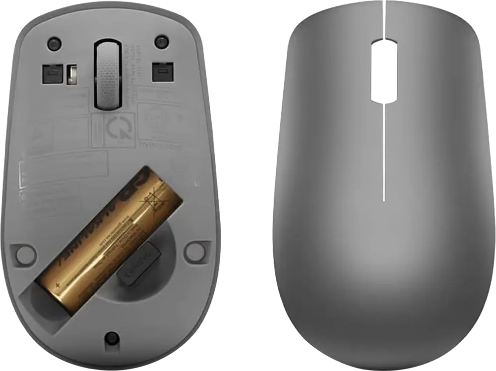 ماوس لاسلكي لينوفو 530، 2.4 جيجا هرتز، 1200 نقطة في البوصة، أسود جرافيت