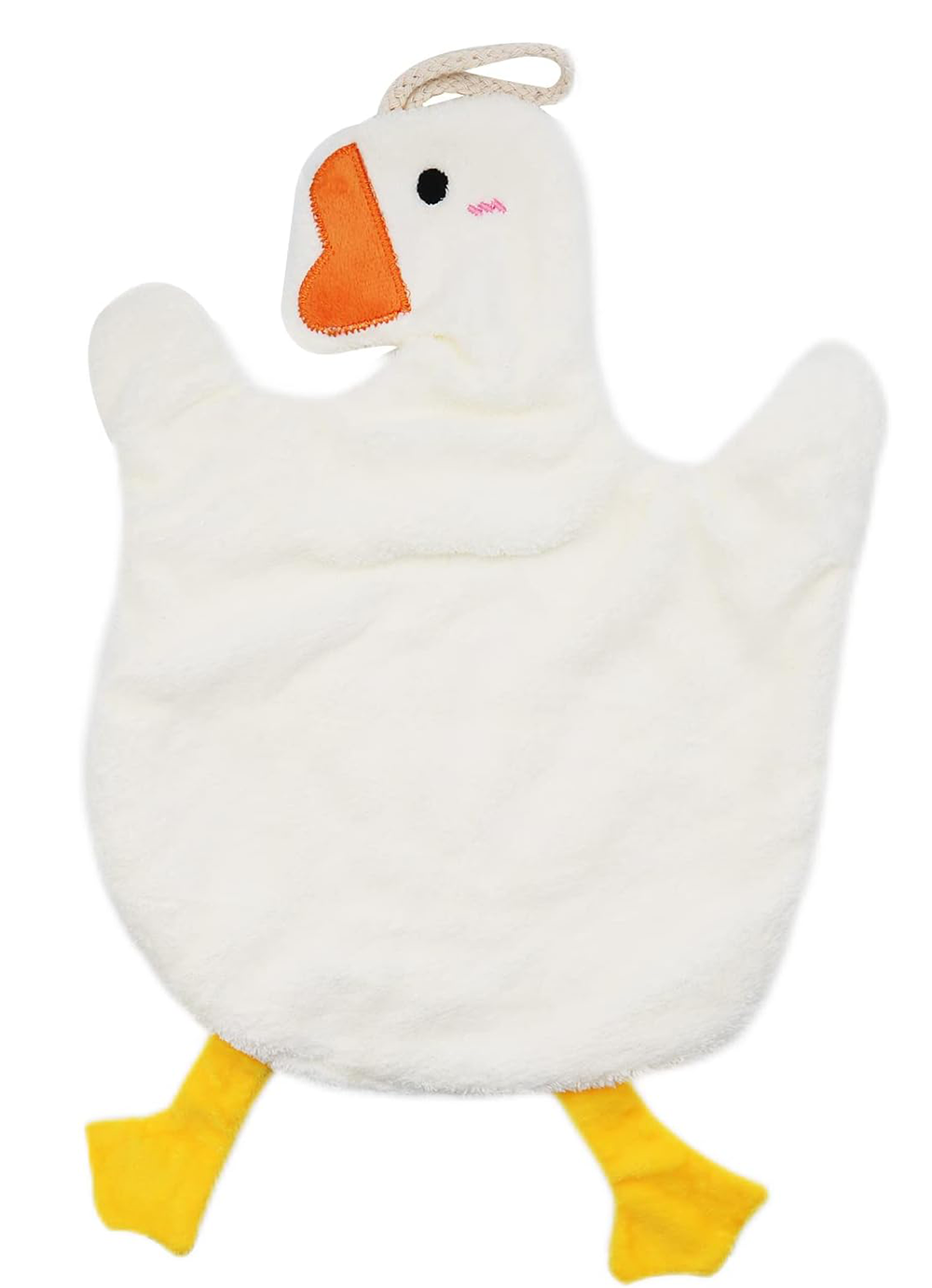 فوطة مطبخ علي شكل بطة ، مايكروفايبر ، ابيض او رصاصي ، موديل 64-8