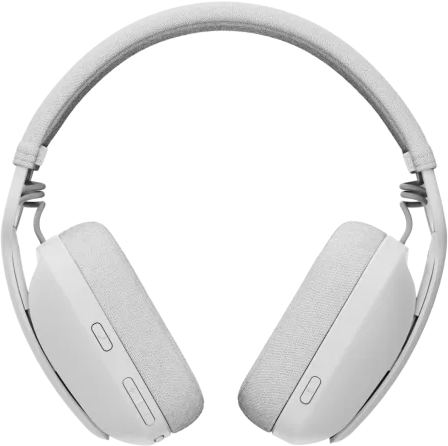 سماعة رأس زون فايب اللاسلكية لوجيتك ، بلوتوث 5.2 ، ميكروفون مزدوج متعدد الاتجاهات ، خاصية الغاء الضوضاء ، أبيض ، ZONE VIBE 100 - 981-001219