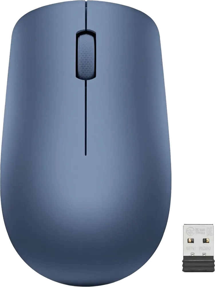 ماوس لاسلكي لينوفو 530، 2.4 جيجا هرتز، 1200 نقطة في البوصة، أزرق