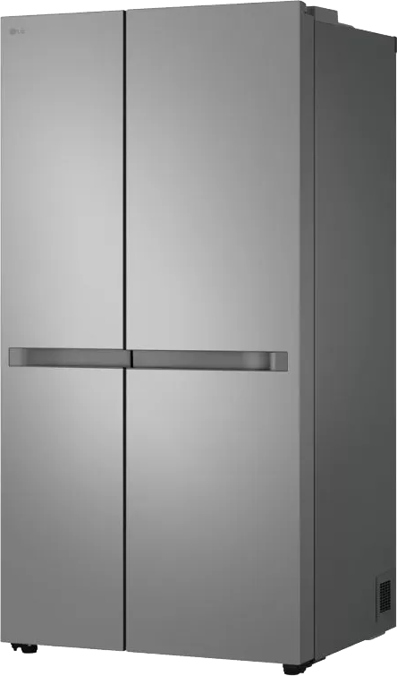ثلاجة ال جي ، نوفروست سايد باي سايد، سعة 664 لتر ، 2 باب ، انفرتر ، فضي ،GC-B257KLJW