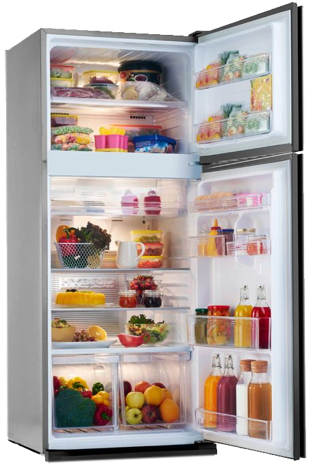 ثلاجة تورنيدو نوفرست ، 450 لتر ، 2 باب ، تكنولوجيا الأنفرتر ، ستانلس غامق ، RF-580TV-DST