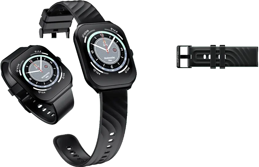 ساعة انفينيكس الذكية XWatch 3 Plus XW3P، شاشة تعمل باللمس 2.13 بوصة ، بلوتوث ، مقاومة للماء ، 300 مللي أمبير ، أسود