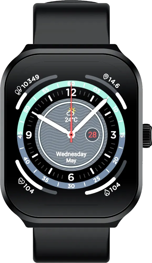 ساعة انفينيكس الذكية XWatch 3 Plus XW3P، شاشة تعمل باللمس 2.13 بوصة ، بلوتوث ، مقاومة للماء ، 300 مللي أمبير ، أسود