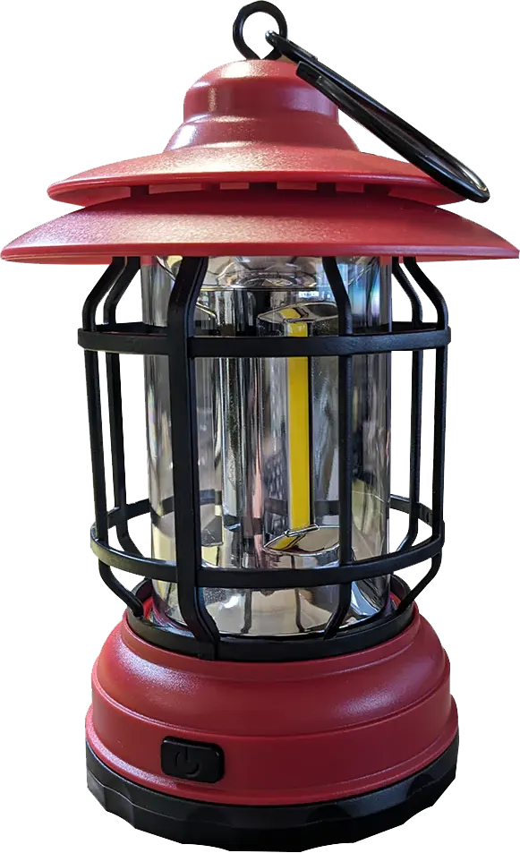 كشاف ليد كامليون، يعمل بالبطاريات، دائري، إضاءة 360 درجة، أحمر، موديل S245