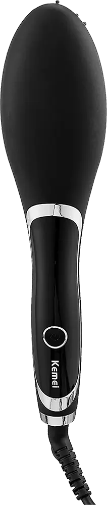 فرشاة فرد الشعر الكهربائية من كيمي، شاشة رقمية، أسود، KM 1320