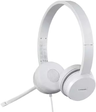 سماعة رأس سلكية لينوفو ستيريو 110 ، usb-A ، رمادي فاتح ، GXD1B67867