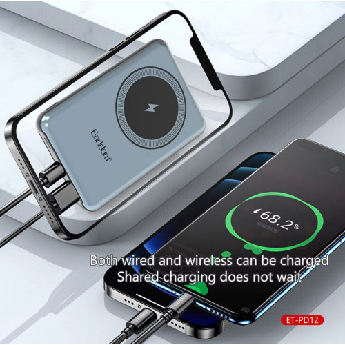 باور بانك مغناطيسي ماج سيف من ايرلدوم ، 20 وات ، 5000 مللي أمبير ، ET-PD12