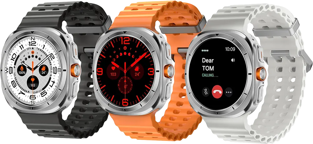 ساعة هاينو تيكو -1 الذكية ألترا 3 ، شاشة أموليد أتش دي ، بلوتوث، مقاومة للماء ، مع 3 أستراب ،متعددة الألوان