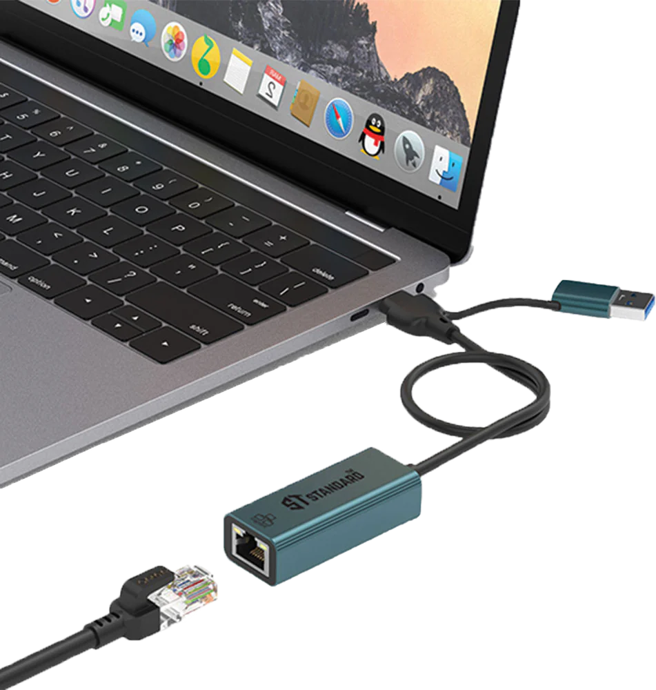 محول توصيل من ستاندرد ، مدخل إيثرنت جيجابت ، 2*1 ، ST-UE106+