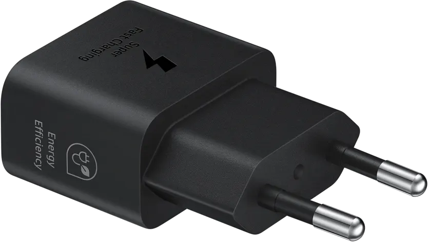 شاحن سامسونج سريع ، 25 واط ، كابل تايب سي الى تايب سي , موفر للطاقة، اسود , EP-T2510NBEGWW
