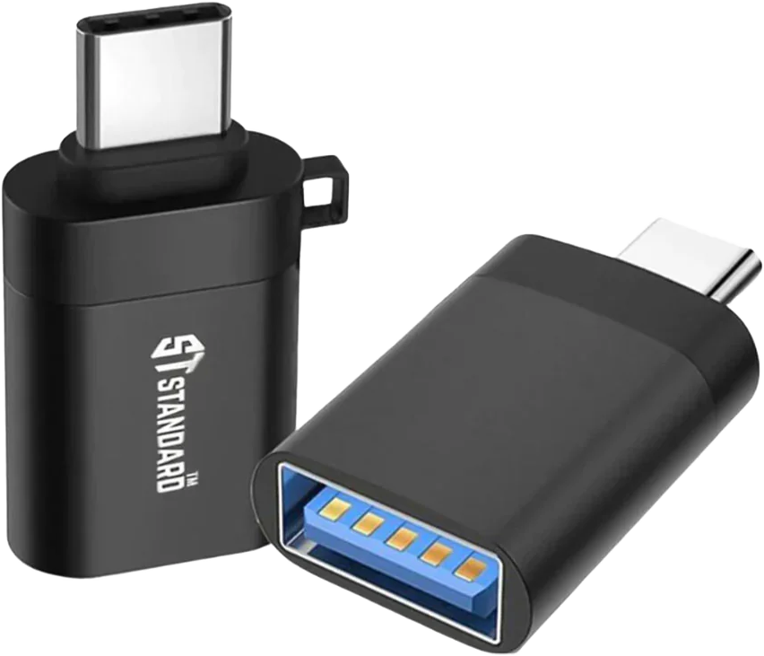 محول otg من ستاندرد ، من usb 3 الى type-c ، أسود ، ST-9130T