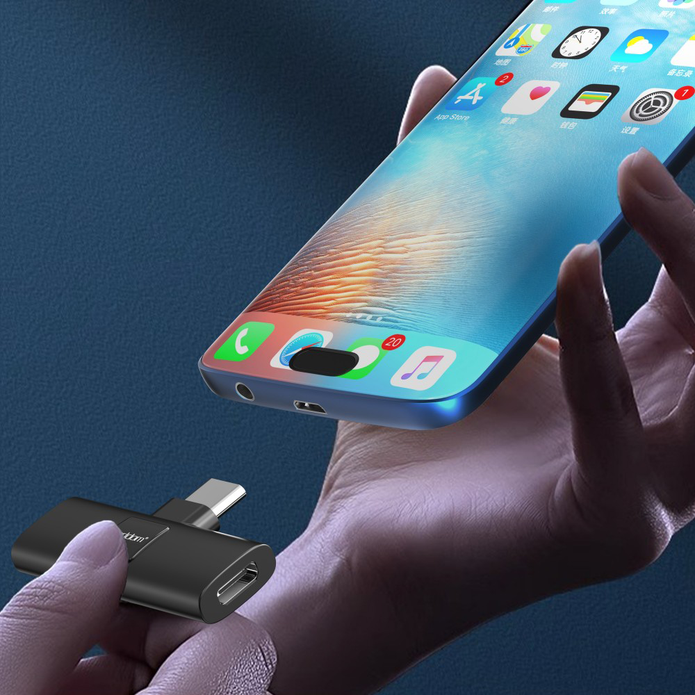 ميكروفون لاسلكي ايرلدوم ، خاصية الغاء الضوضاء ، موصل type-c ، أسود ، ET-MC7C