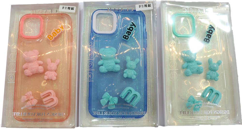 جراب ظهر بيبي كلاسيك ، لهاتف ايفون 14 برو ماكس ، متعدد الألوان