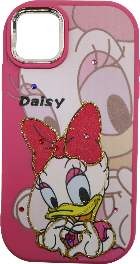 جراب ظهر ديزني ، لهاتف ايفون 14 برو ماكس ، بينك