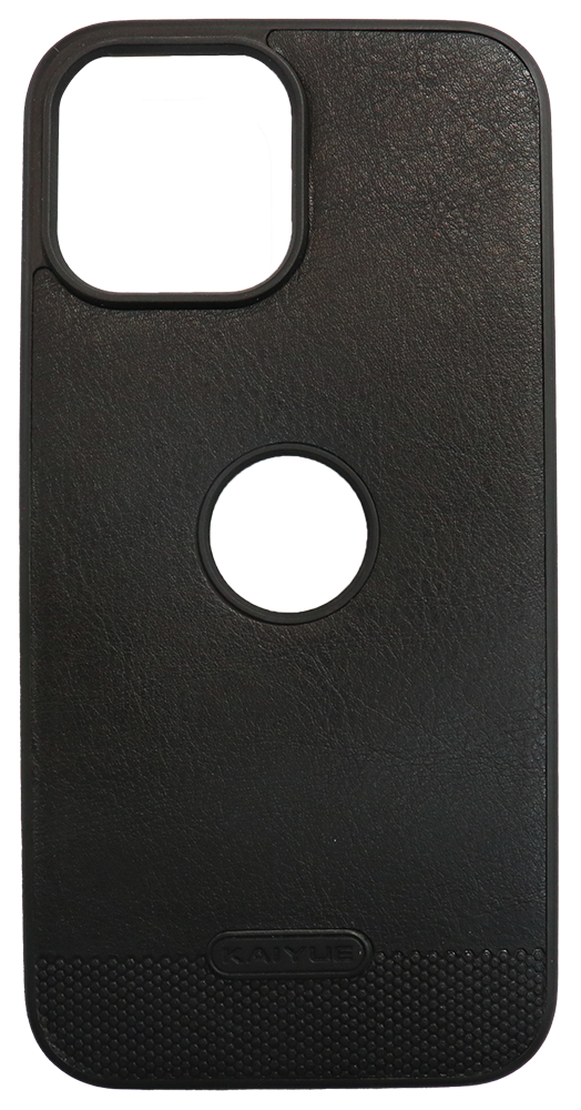 جراب ضهر 13 برو ماكس من كايو ارمور، من الجلد مع فتحة شعار لهاتف ايفون ، متعدد الألوان