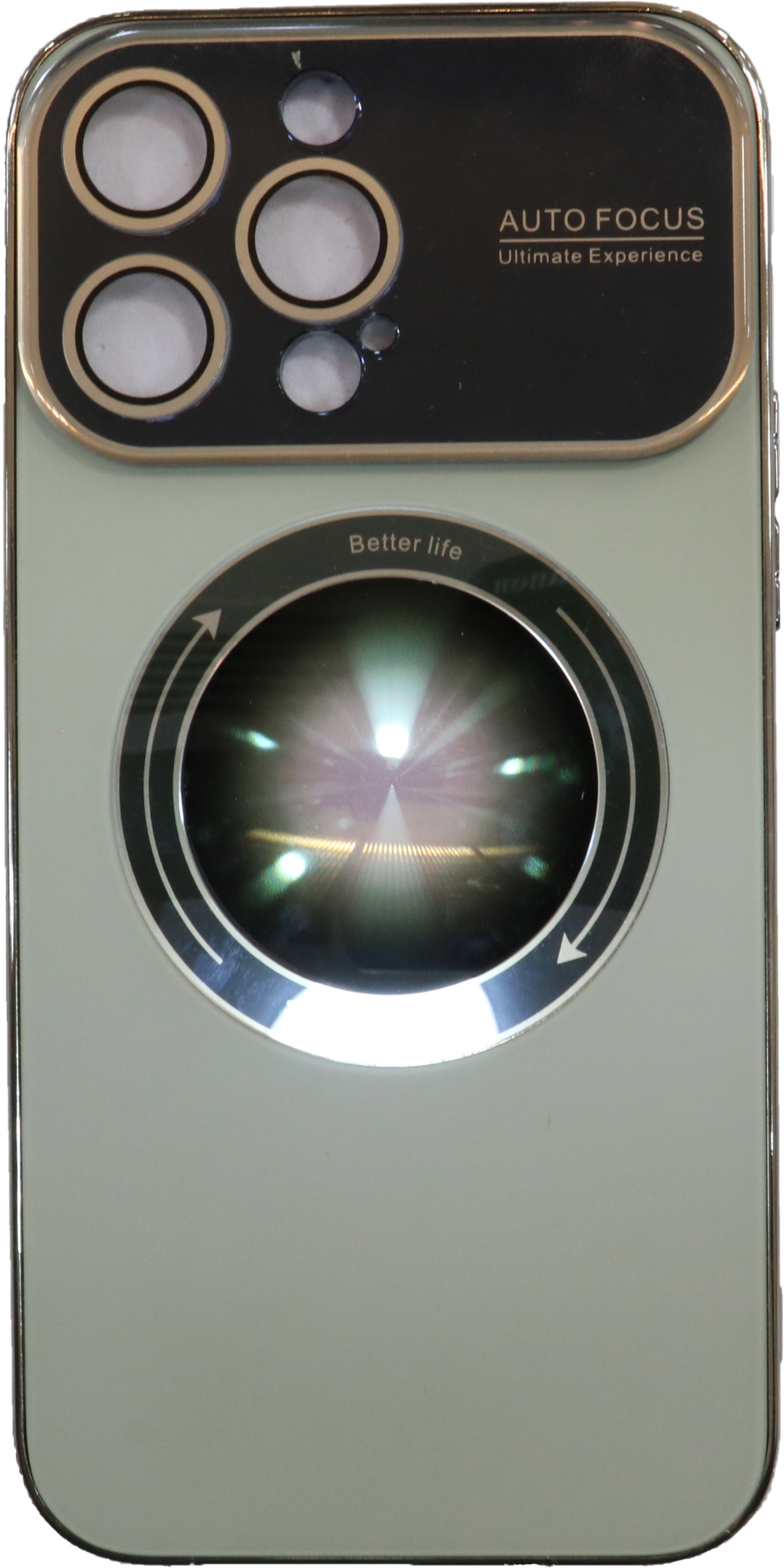 جراب ظهر autofocus ، لهاتف ايفون 14  برو ماكس ، ألوان متعددة