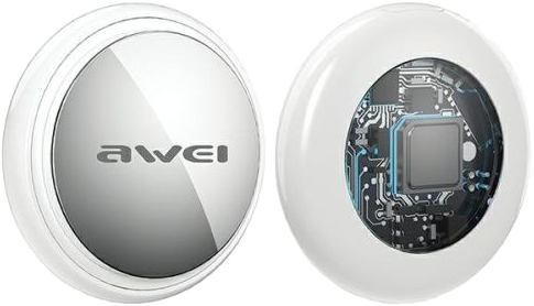 جهاز تحديد المواقع من اوي ، بلوتوث 5.2 ، جرس مدمج ، تقنية GPS ، مسافة غير محدودة ،أبيض ، P50