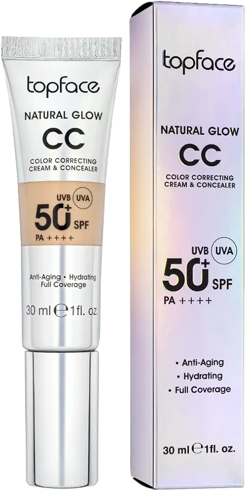 سي سي كريم توب فيس ناتشورال جلو بعامل حماية من الشمس 50+، 004